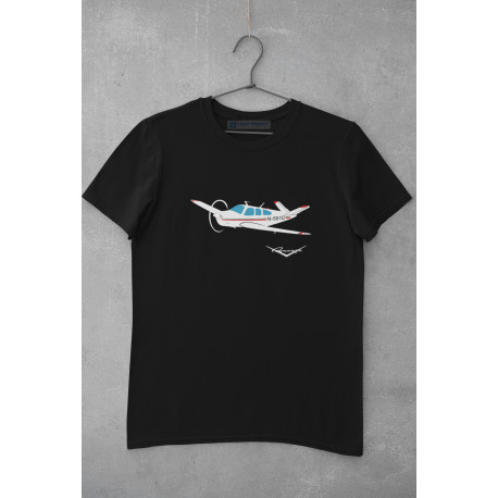 T-shirt Beechcraft Bonanza V-tail